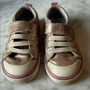 See Kai Run Glittery Rose  Kids Sneakers